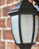 Close-Up of Frosted Glass Design