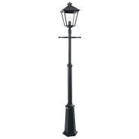Traditional Black Brooksby Victorian Lamp Post Set - 2.8m
