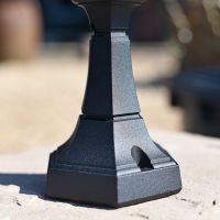 "Moorside" Traditional Black Entrance Pillar Lantern