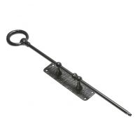 Traditional Black Iron Mechanical Bell Pull Handle Traditional Black Iron Mechanical Bell Pull Handle