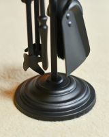 Close Up Of Traditional Black Single Twist Companion Set Tools And Base
