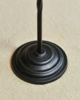 Close Up Of Traditional Black Single Twist Companion Set Base