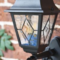 Close-Up of Traditional Wall Light Lantern Close-Up of Traditional Wall Light Lantern