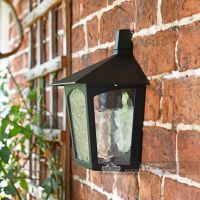Traditional Flush Outdoor Half Wall Lantern