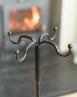 Close-Up of Hooks on Freestanding Base Close-Up of Hooks on Freestanding Base