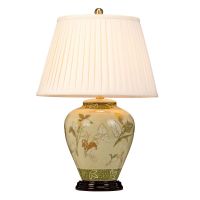 Oriental Style Lamp Switched On 