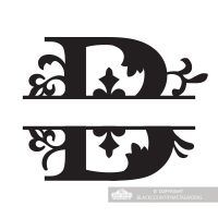 Letter B Personalised Monogram Name Sign Letter B Personalised Monogram Name Sign