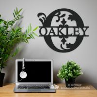 Letter 0 Monogram Name Sign in Situ in the Office Letter 0 Monogram Name Sign in Situ in the Office