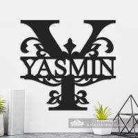 Letter Y Personalised Monogram Name Sign in Situ in the Home Letter Y Personalised Monogram Name Sign in Situ in the Home