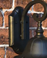 Close-up of the Top Fix Bracket Flush on a Brick Wall Close-up of the Top Fix Bracket Flush on a Brick Wall