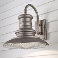 Traditional "Paddington" Railway Style Large Exterior Wall Light in Situ Traditional "Paddington" Railway Style Large Exterior Wall Light in Situ