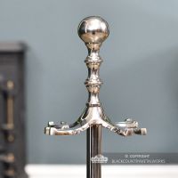 Close-up of the Round Ball Stainless Steel Handles Close-up of the Round Ball Stainless Steel Handles