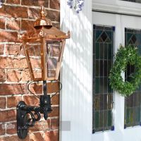 Traditional Porch lantern on royal bracket Traditional Porch lantern on royal bracket