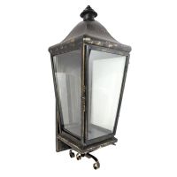 Traditional Wall Lantern Finished in an Antique Bronze Traditional Wall Lantern Finished in an Antique Bronze