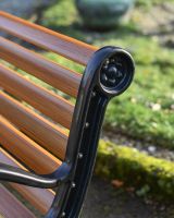 Close Up Of The Ornate Design On The Traditional Denford Bench