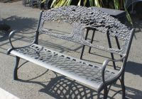 Cast Iron Tree Design Garden Bench