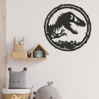 T-Rex Wall Art in Situ in the Living Room