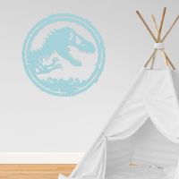 T-Rex Wall Art in a Children"s Play Room