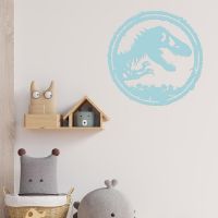 T-Rex Wall Art in Situ in the Living Room