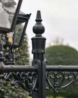 Black Triple Headed Harrogate Lamp Post finial Black Triple Headed Harrogate Lamp Post finial