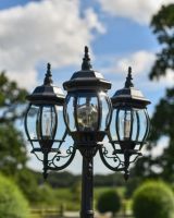 "Lady Blakemore" Triple-Headed Globe Lamp Post Lanterns "Lady Blakemore" Triple-Headed Globe Lamp Post Lanterns