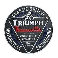 Retro Style "Triumph Motorcycles" Wall Sign Retro Style "Triumph Motorcycles" Wall Sign