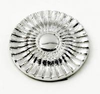 35MM Solid Brass Tudor Motif 