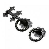 Twisted Handle Blacksmith Style Door Latch