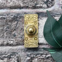 Polished Brass Ornate Doorbell 