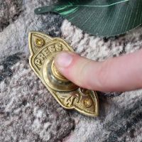 Image on finger pressing doorbell Image on finger pressing doorbell