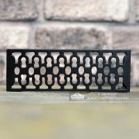 Antique Style Cast Iron Air Brick Finished in Black
