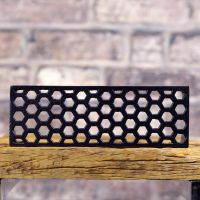"Honeycomb" Cast Iron Air Brick Finished in Black