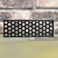 "Honeycomb" Cast Iron Air Brick Finished in Black