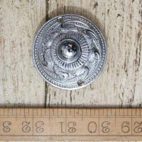 Bright Chrome "Rococo" Bell Push 