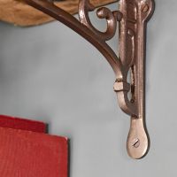 Close up of mounting support bracket 