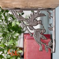 Birds Iron Wall Bracket in full 