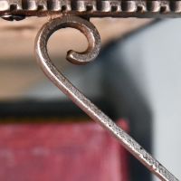 Close up of scroll detailing 