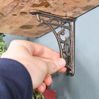Antique Iron "Vines" Bracket in Situ 