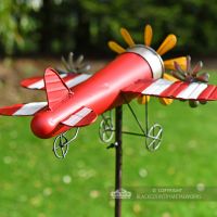 Back Of Aeroplane Garden Wind Spinner