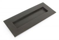 Small Cast Brass Traditional Letter Plate- Beeswax 