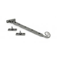 Handmade Monkeytail Window Stay Pewter 10" Handmade Monkeytail Window Stay Pewter 10"
