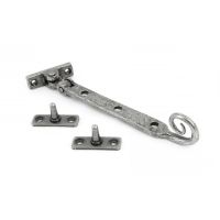 Handmade Monkeytail Window Stay Pewter 8" Handmade Monkeytail Window Stay Pewter 8"