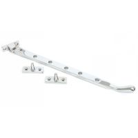 Polished Chrome Peardrop Window Stay 12"