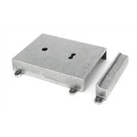 Cast Iron Rim Lock Pewter Cast Iron Rim Lock Pewter