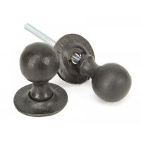 Beeswax Ball Mortice or Rim Knob Set with Escutcheons