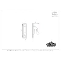 Beeswax Hook Plate Dimensions