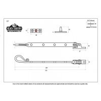 Shepherd"s Crook Window Stay Dimensions