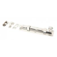 Universal Straight Bolt 6" Polished Nickel
