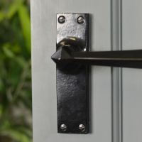 Close up of Lever Latch Set 