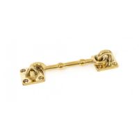 Polished Brass Cabin Hook 4"